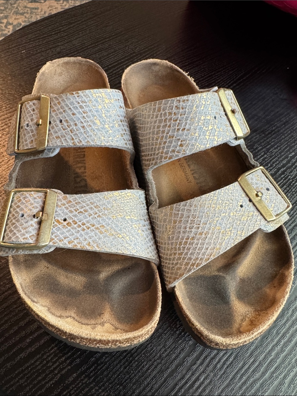 Birkenstocks Womens Size 37 Light Blue